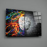 Brain Glass Wall Art