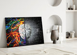 Brain Glass Wall Art