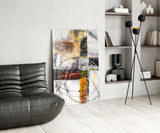 Abstract Glass Wall Art