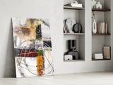 Abstract Glass Wall Art