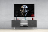 Skull Glass Wall Art