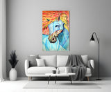 Horse Glass Wall Art