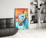 Horse Glass Wall Art