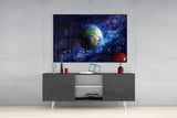 World Glass Wall Art