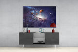 Planets Glass Wall Art