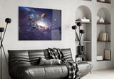 Planets Glass Wall Art