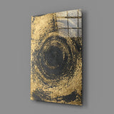 Abstract Loop Glass Wall Art