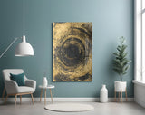 Abstract Loop Glass Wall Art