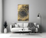 Abstract Loop Glass Wall Art