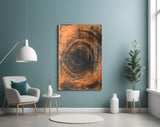 Abstract Loop Glass Wall Art