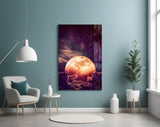 Moon Glass Wall Art