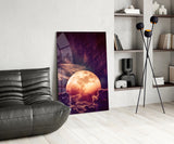 Moon Glass Wall Art