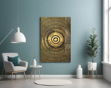 Abstract Loop Glass Wall Art