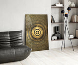 Abstract Loop Glass Wall Art