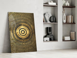 Abstract Loop Glass Wall Art