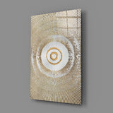 Abstract Loop Glass Wall Art