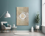 Abstract Loop Glass Wall Art