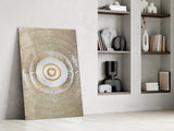 Abstract Loop Glass Wall Art