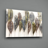 Feathers Glass Wall Art