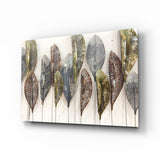 Feathers Glass Wall Art