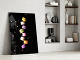 Macarons Glass Wall Art