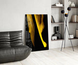 Yellow Story Glass Wall Art