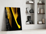 Yellow Story Glass Wall Art