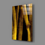 Yellow Story Glass Wall Art