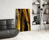 Yellow Story Glass Wall Art