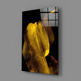 Yellow Story Glass Wall Art