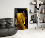 Yellow Story Glass Wall Art