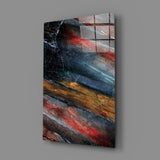 Abstract Glass Wall Art