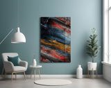 Abstract Glass Wall Art