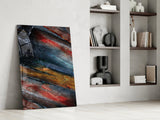 Abstract Glass Wall Art