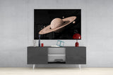 Saturn Glass Wall Art