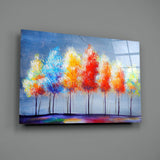 Drawing Trees Glass Wall Art