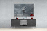 Storm in Thoughts Glass Wall Art