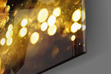 Gold Woman Glass Wall Art