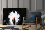 Astronaut Glass Wall Art