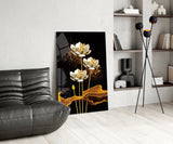 Flowers Glass Wall Art