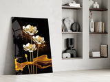 Flowers Glass Wall Art