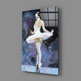 Ballerina Glass Wall Art