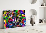 Cat Glass Wall Art