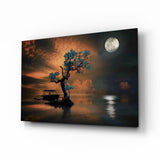 Night of the Tree Glass Wall Art