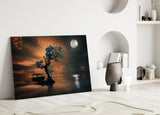 Night of the Tree Glass Wall Art