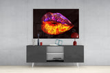 Lip Glass Wall Art