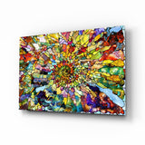 Colorful Mosaic Glass Art