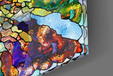 Colorful Mosaic Glass Art