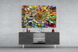 Colorful Mosaic Glass Art