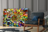 Colorful Mosaic Glass Art